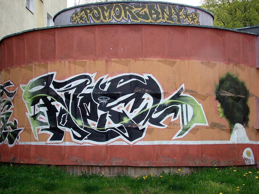 Wycieczka po Szczecinie w poszukiwaniu graffiti i murali. Pomorzany - ujęcie nr 2