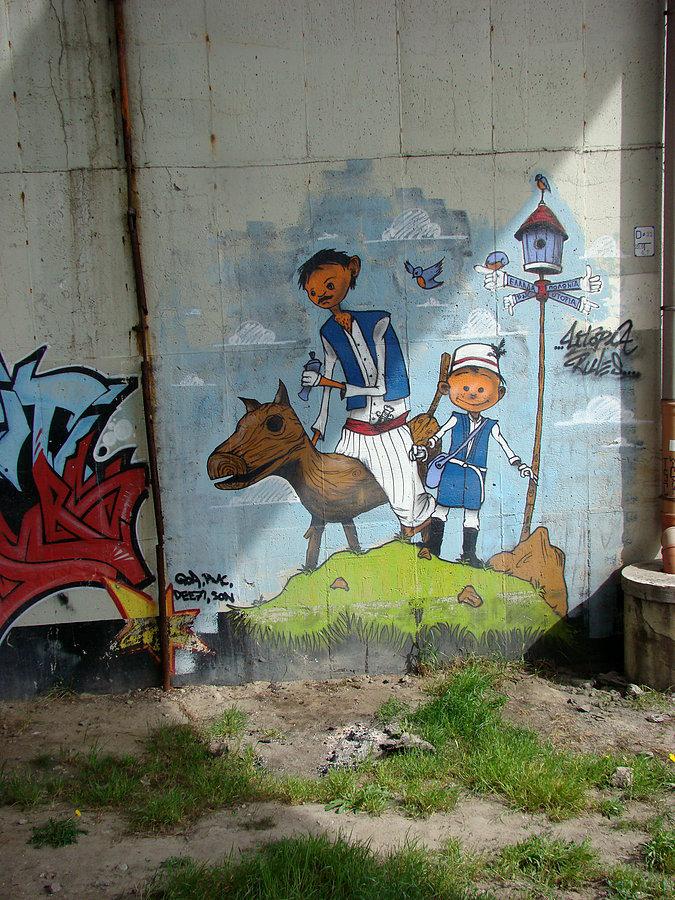 Wycieczka po Szczecinie w poszukiwaniu graffiti i murali. Pod Trasą Zamkową 2