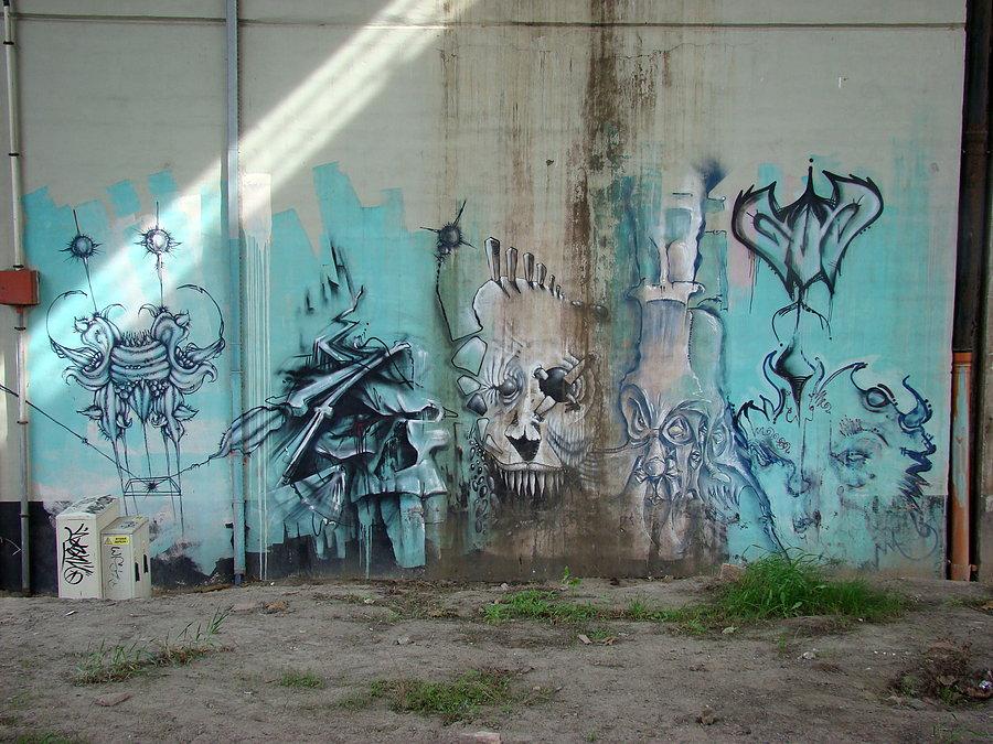 Wycieczka po Szczecinie w poszukiwaniu graffiti i murali. Pod Trasą Zamkową 4