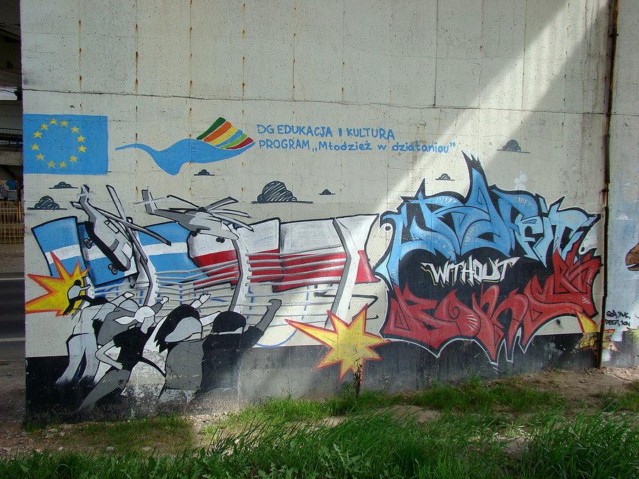 Wycieczka po Szczecinie w poszukiwaniu graffiti i murali. Pod Trasą Zamkową 3