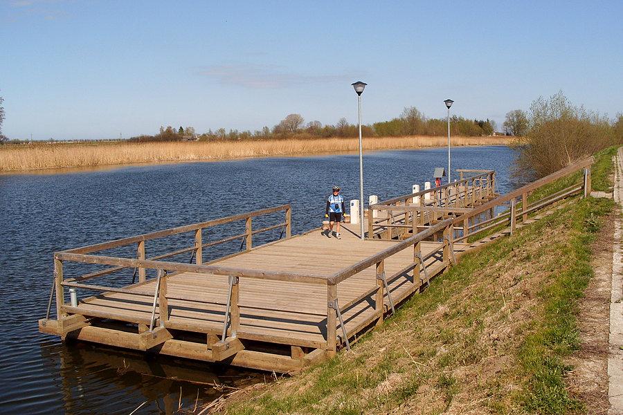 Przystań "Pętli Żuław" w Osłonce