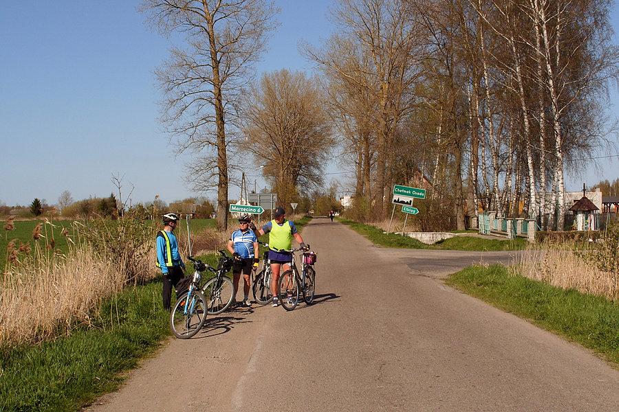 Rowerzyści na rozdrożu