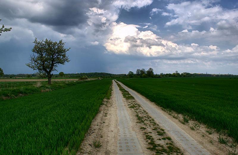 Droga z płyt jumbo z Golczewa do Giżynka