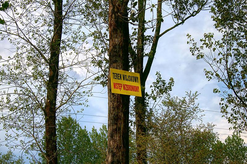 Tym razem terenu wojskowego nie przekroczyłem :)