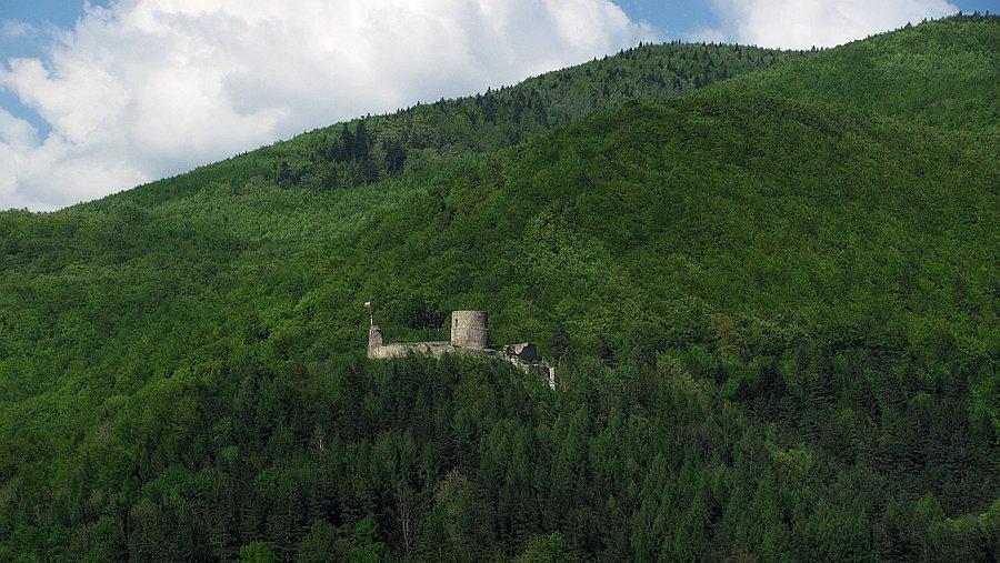 Ruiny zamku w Rytrze
