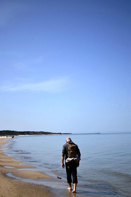 Plażą