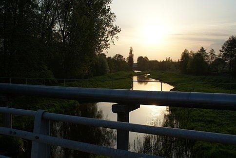Wolbórka, jedna z rzek przepływających przez Tomaszów Maz