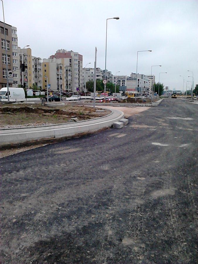 Już położyli pierwszą warstwę asfaltu