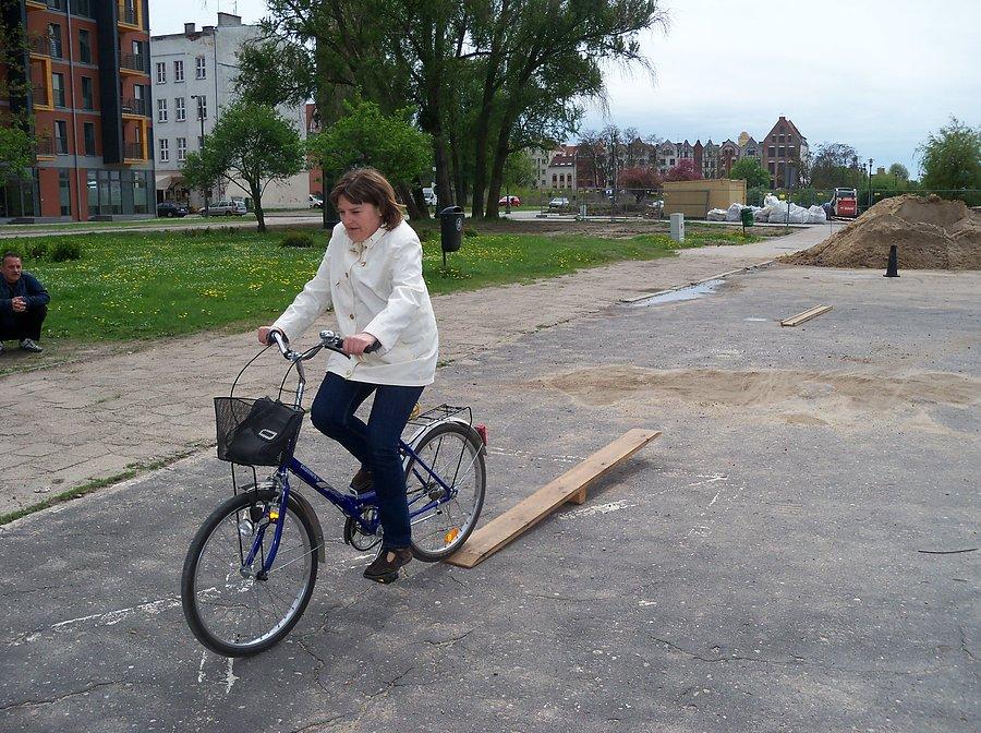 Elbląskie warsztaty miejskiej jazdy rowerem
