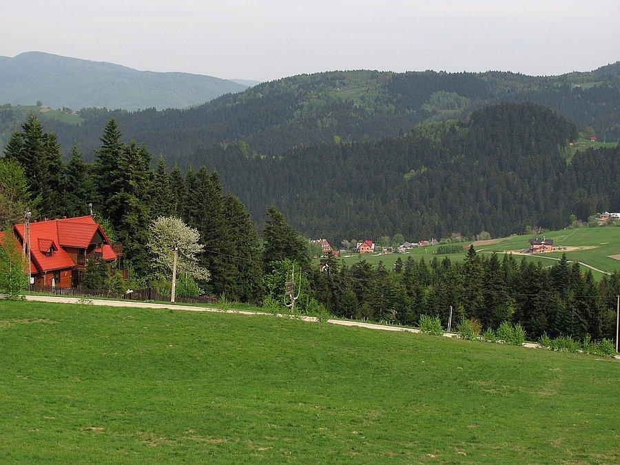 Prawie na Oblidzy - Sucha Dolina w dole, tam przed chwilą byłem