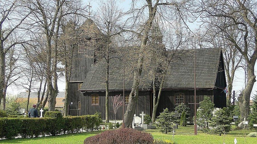 Kościół w Grzybowie nie będący na żadnym szlaku