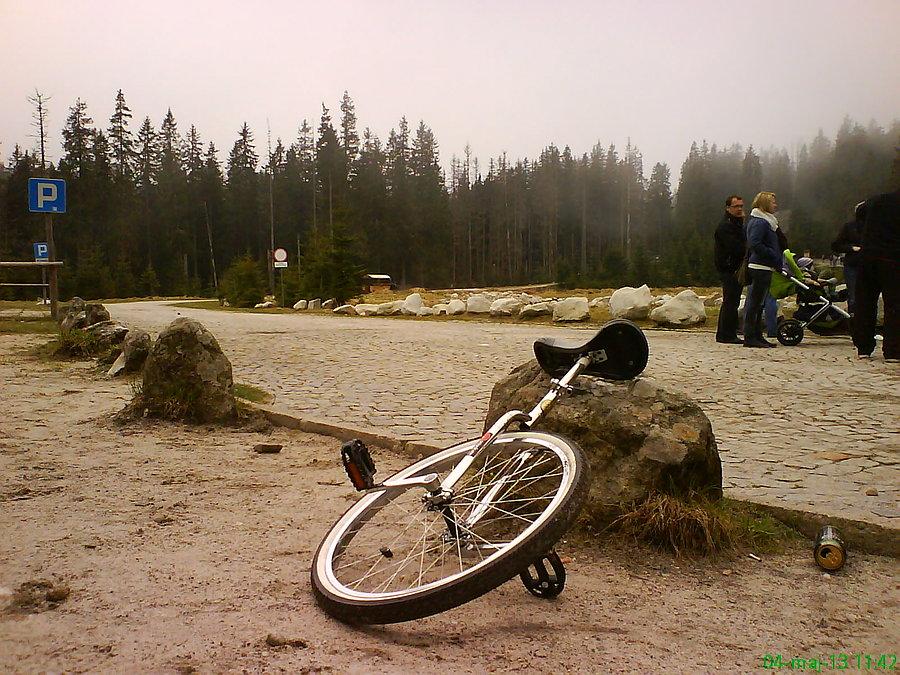 A to już na trasie - Polana Włosienica (1315m)