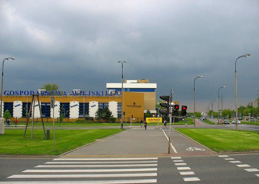 Przejażdżka z burzą - na Ursynowie