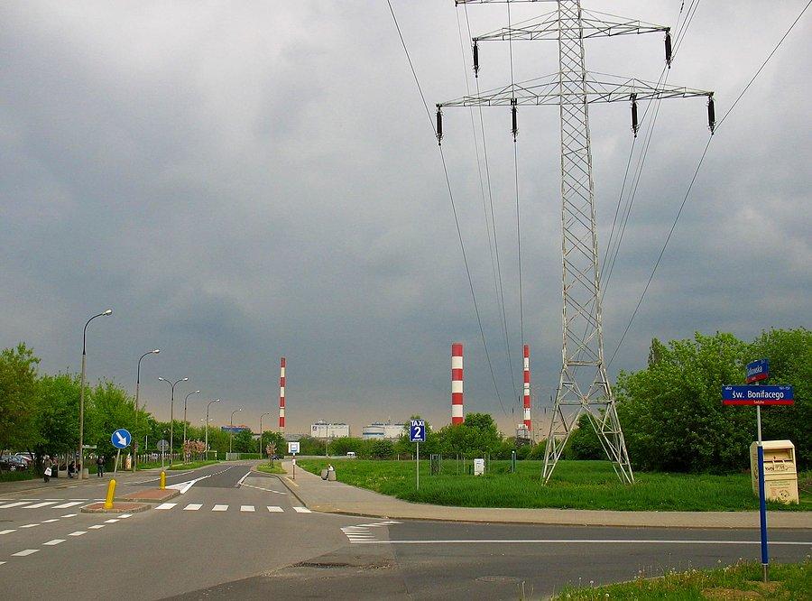Przejażdżka z burzą - na Czerniakowie