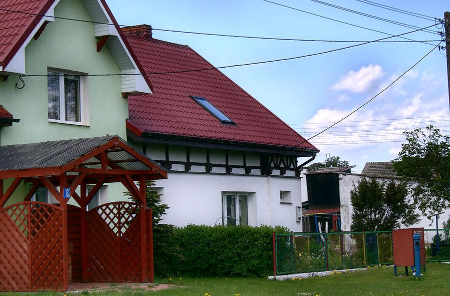 Budynek z fragmentem szachulcowej budowy