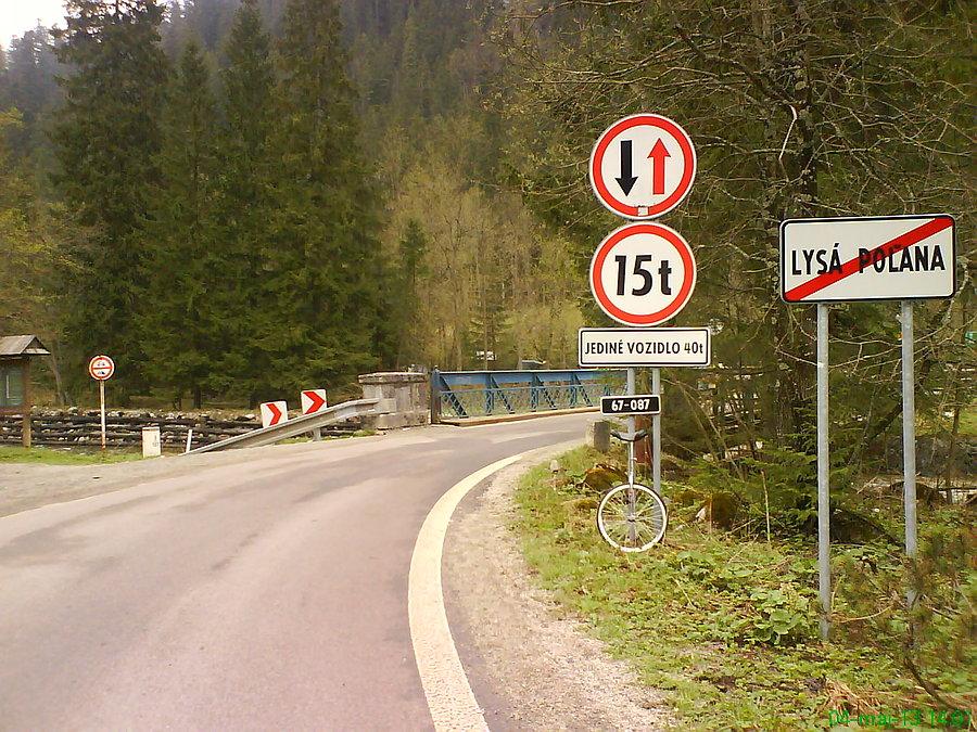 Słowacka Lysa Polana, widok w kierunku Polski