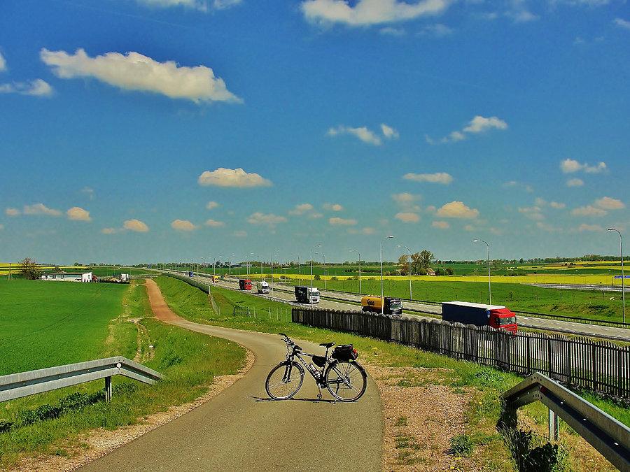 Widok na autostradę A 1