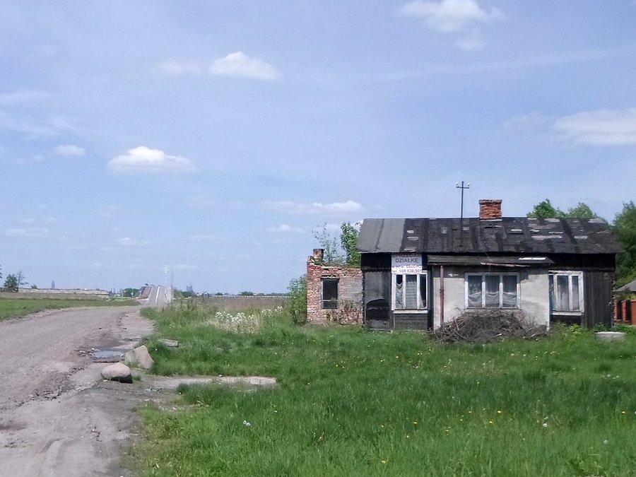 Dojazd do estakady nad południową obwodnicą Warszawy. Dawidy