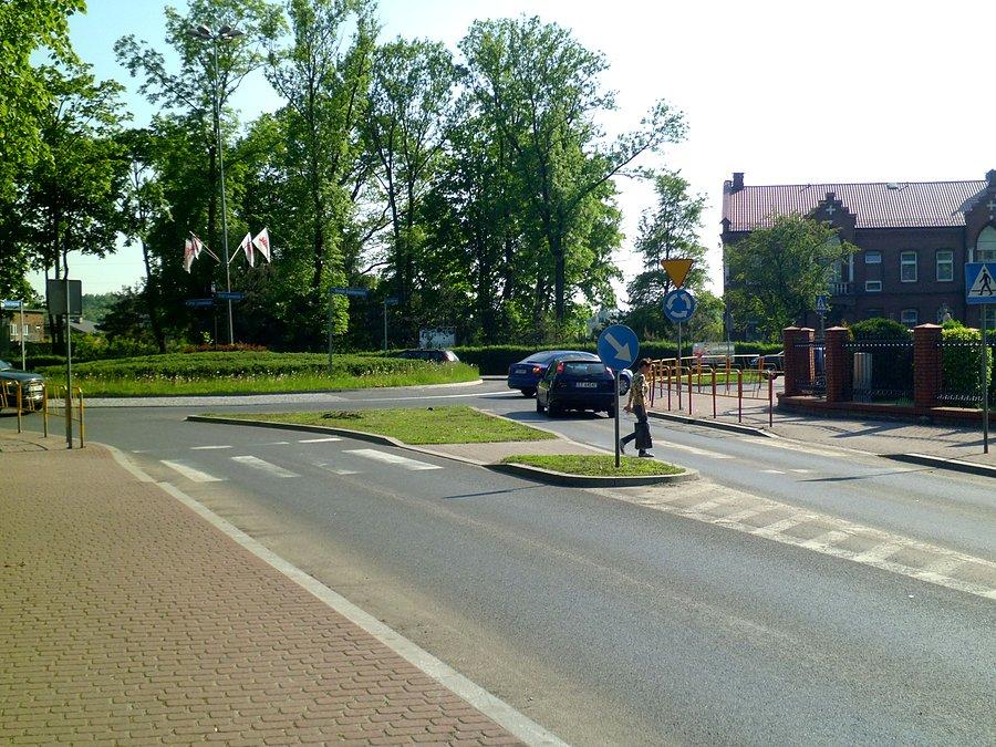 Sosnowiec Niwka, rondko przy kościele