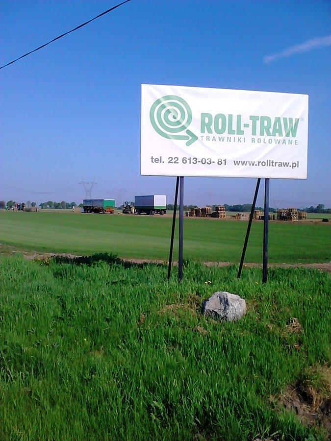 Tu rośnie trawa w rolkach