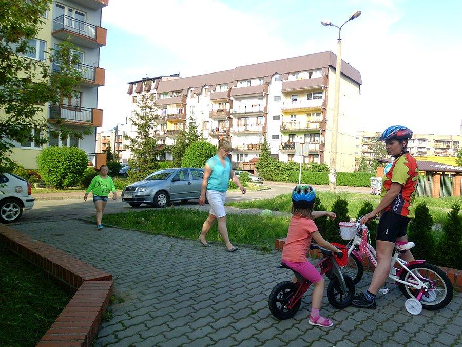 Monika i Lenka na rowerkach