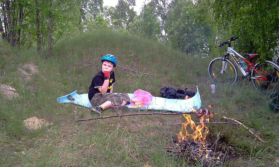 Biwakujemy k/ Białej