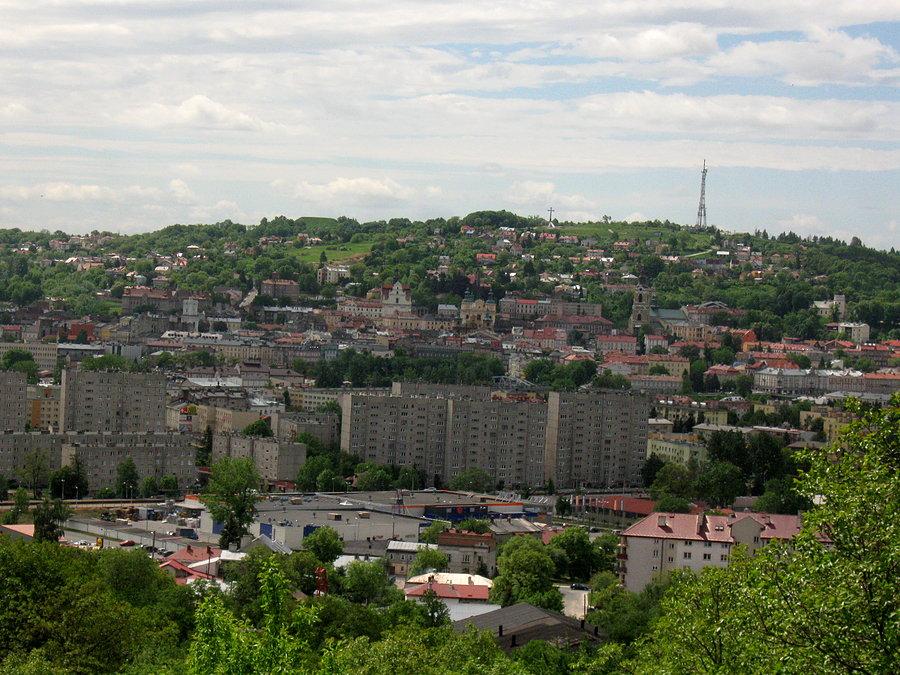 Widok na centrum Przemyśla