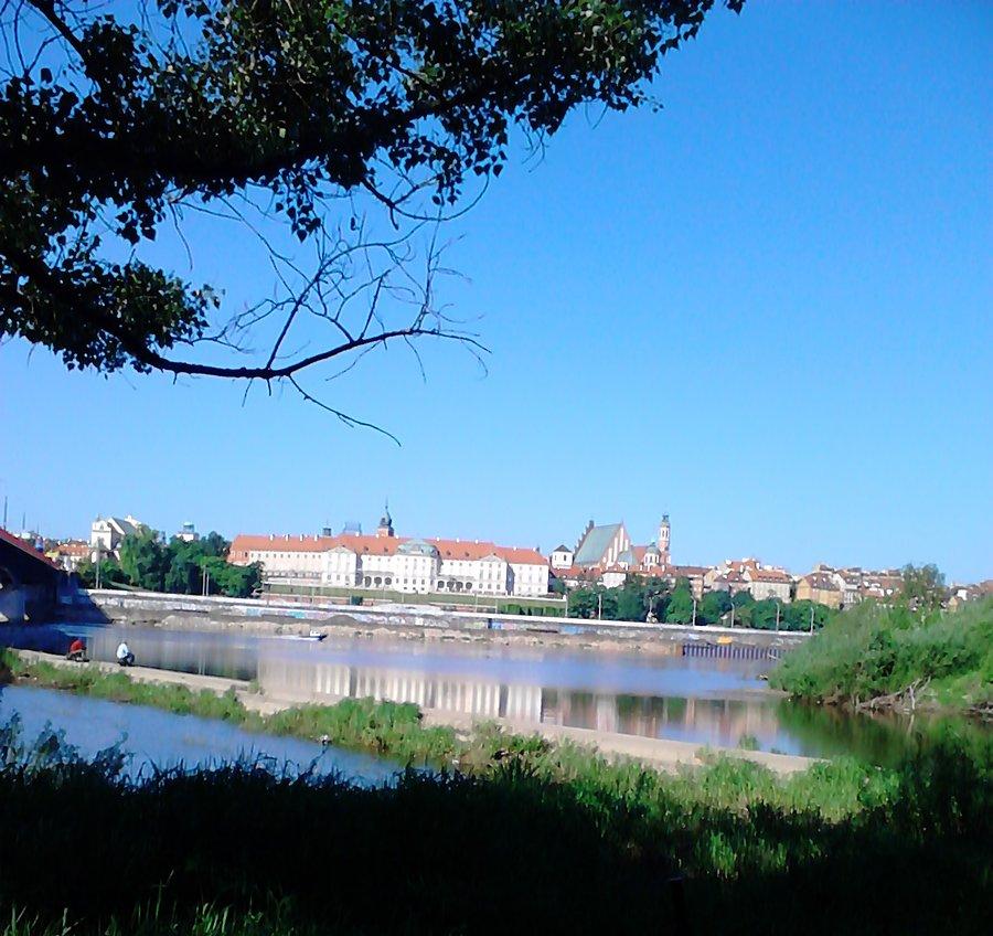 Widok na lewobrzeżną Warszawę