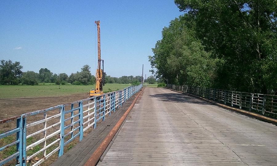 Drewniany most nad Odrą, Cisek