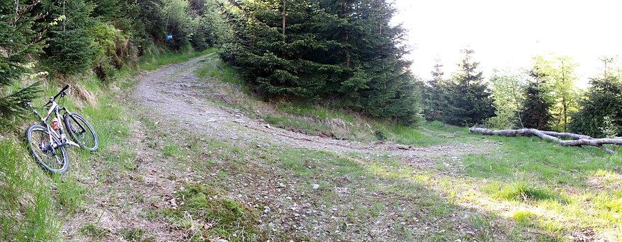 Końcówka 9 km podjazdu. Ładna stromizna