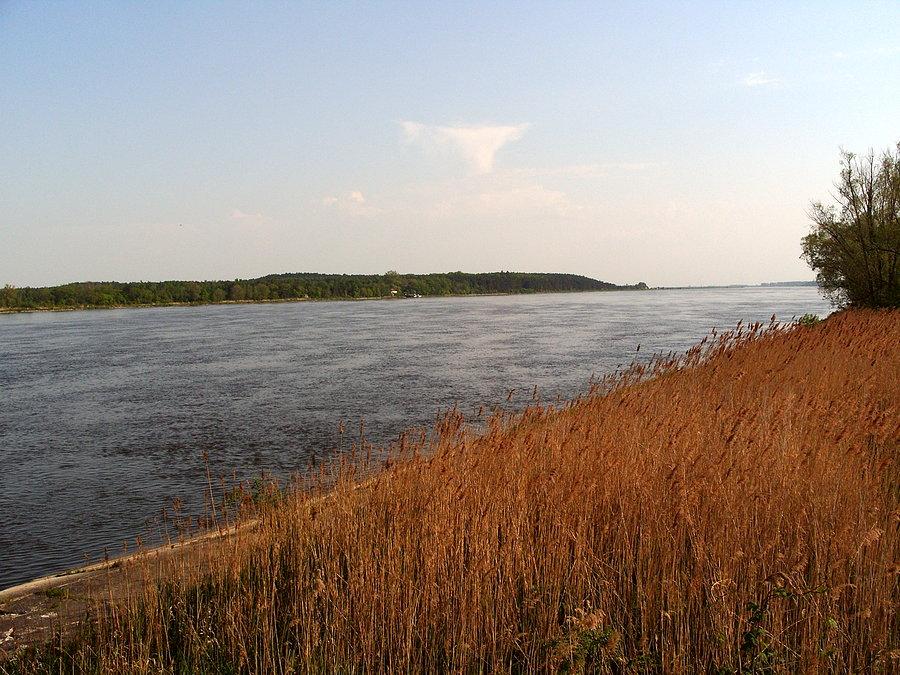 Widok na Wisłę z punktu widokowego