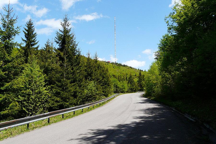Skalka - końcówka podjazdu