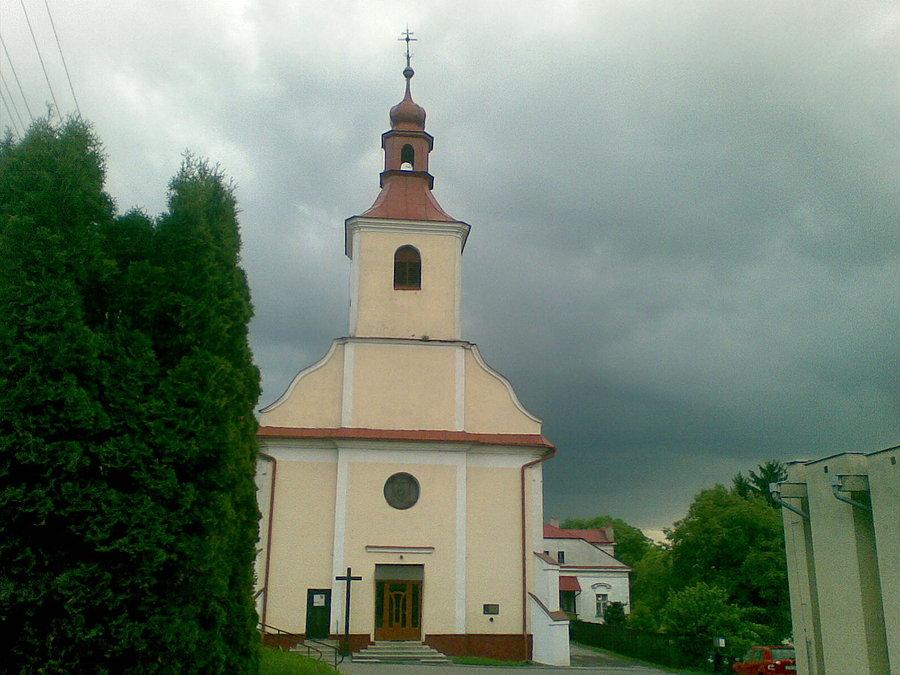Kościół Św. Marcina z 1789 roku w Piotrowicach koło Karviny