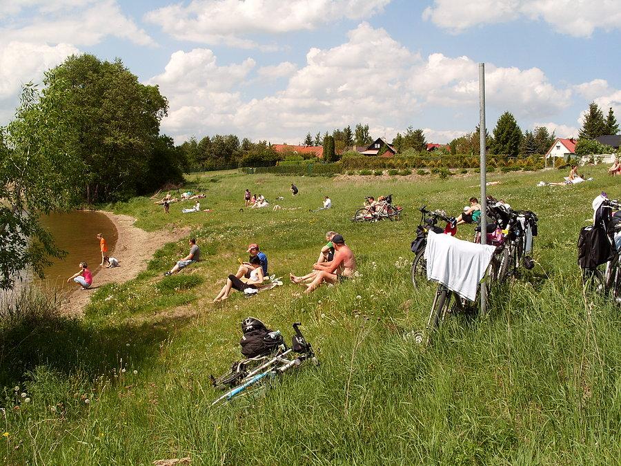 Relaks nad jeziorkiem
