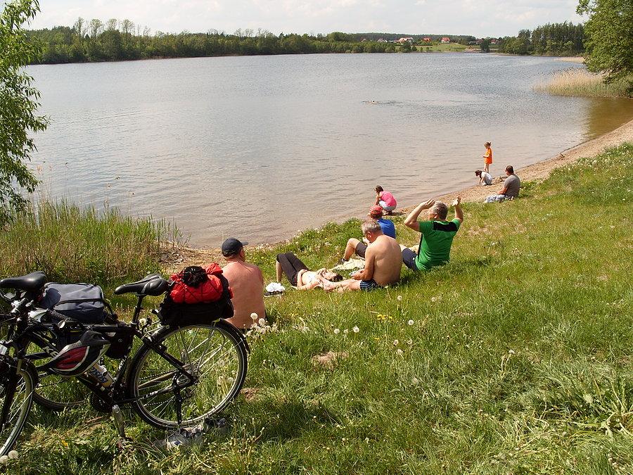 Relaks nad jeziorkiem