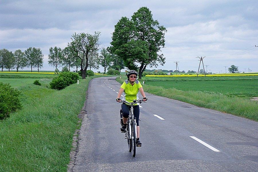 Na rowerze też żółto