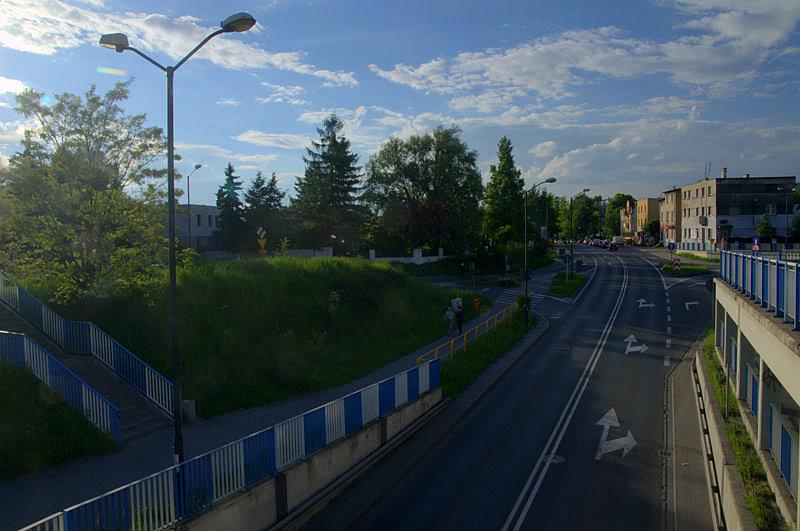 Widok z wiaduktu w Piotrowicach