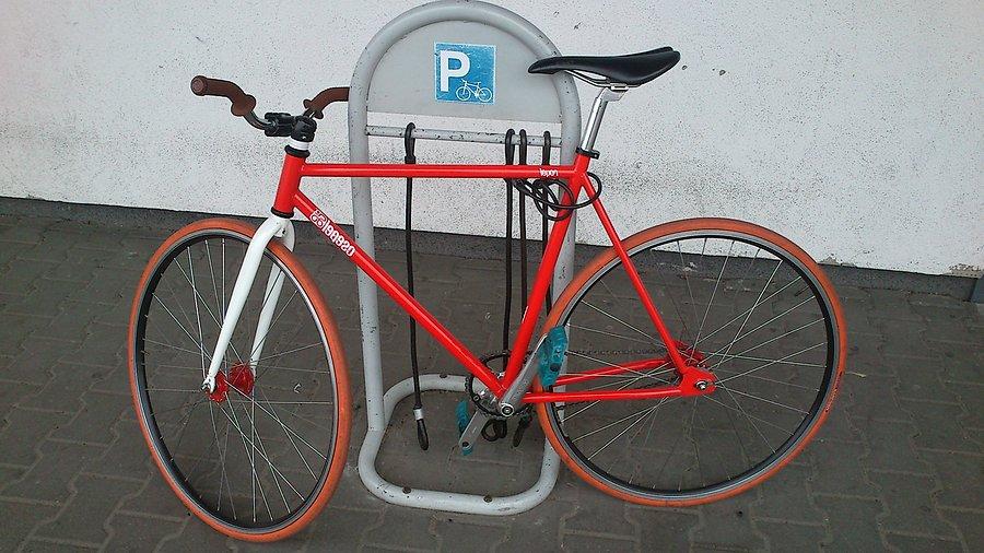 Ostre - Jak NIE zabezpieczać roweru