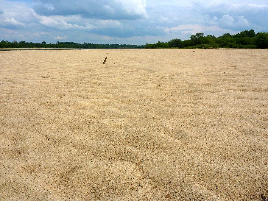Olbrzymia plaża nad Wisłą