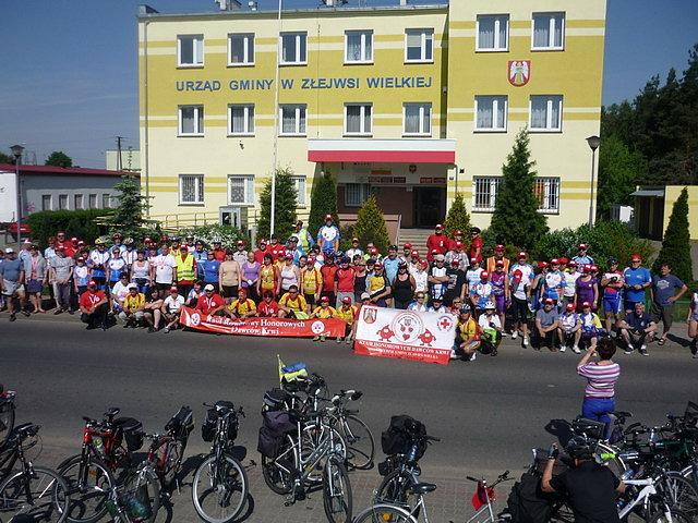 Było nas przeszło 100 rowerzystów