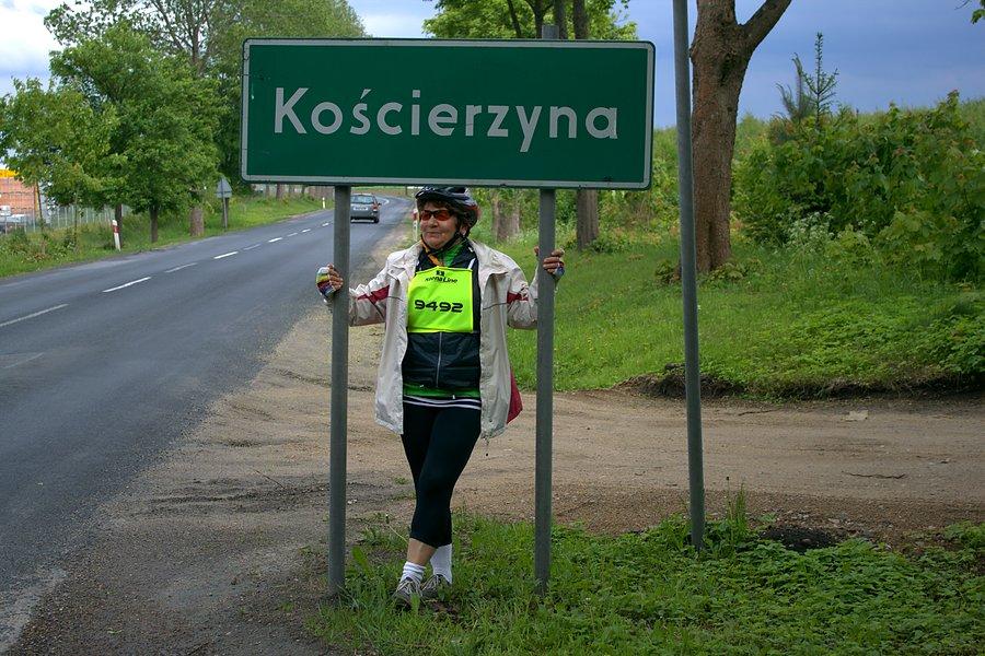 Szczęsliwa mina Jadzi :) _ już w Kościerzynie