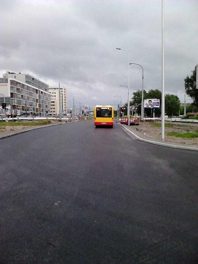 Tędy wyjeżdzają już autobusy z pętli