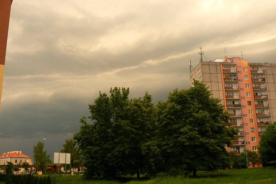 Tak wyglądało niebo gdy pod dom podjechałem :)