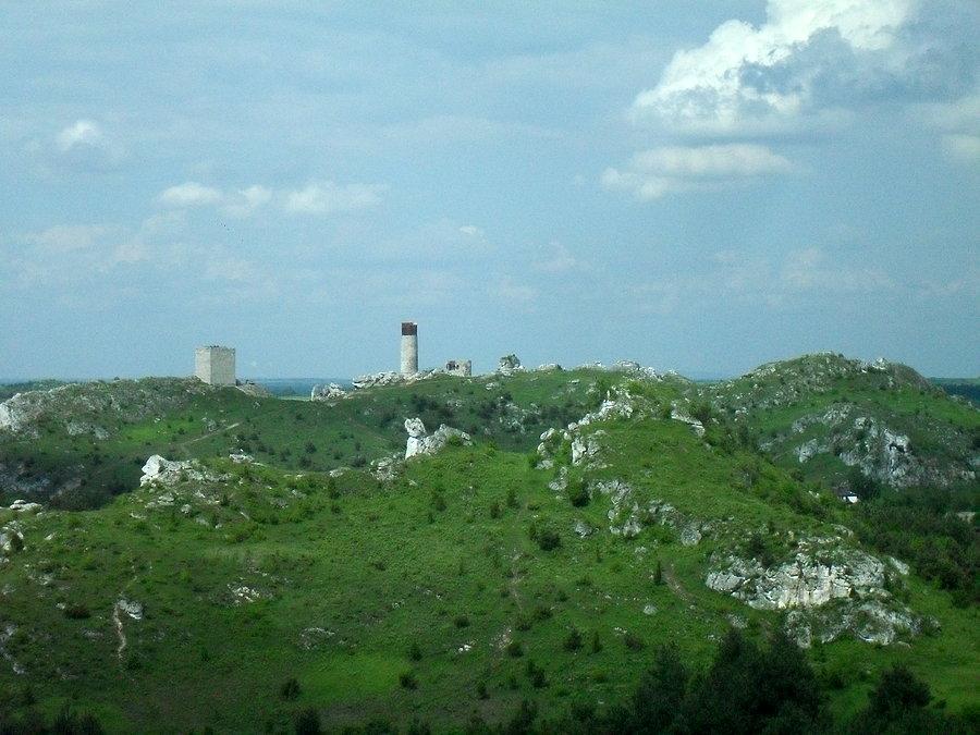 Góra Biakło widok na zamek