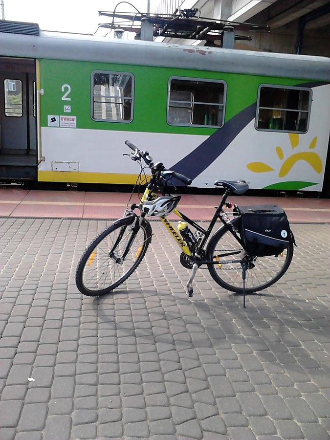 Tym pociągiem przyjechaliśmy