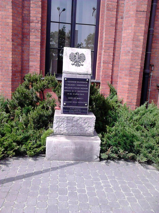 Spalonym żywcem więżniom Pawiaka