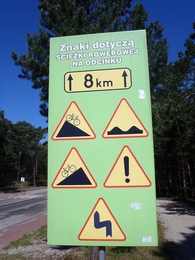 "Niebezpieczeństwa" na helskiej ścieżce :P
