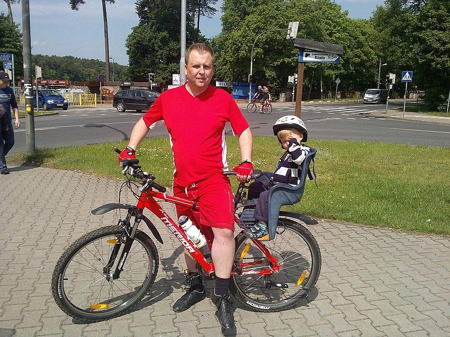Przy jeziorze Głębokie - połowa wycieczki