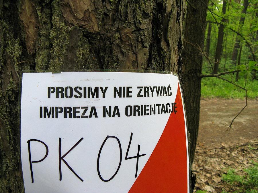 Punkt kontrolny na rajdzie