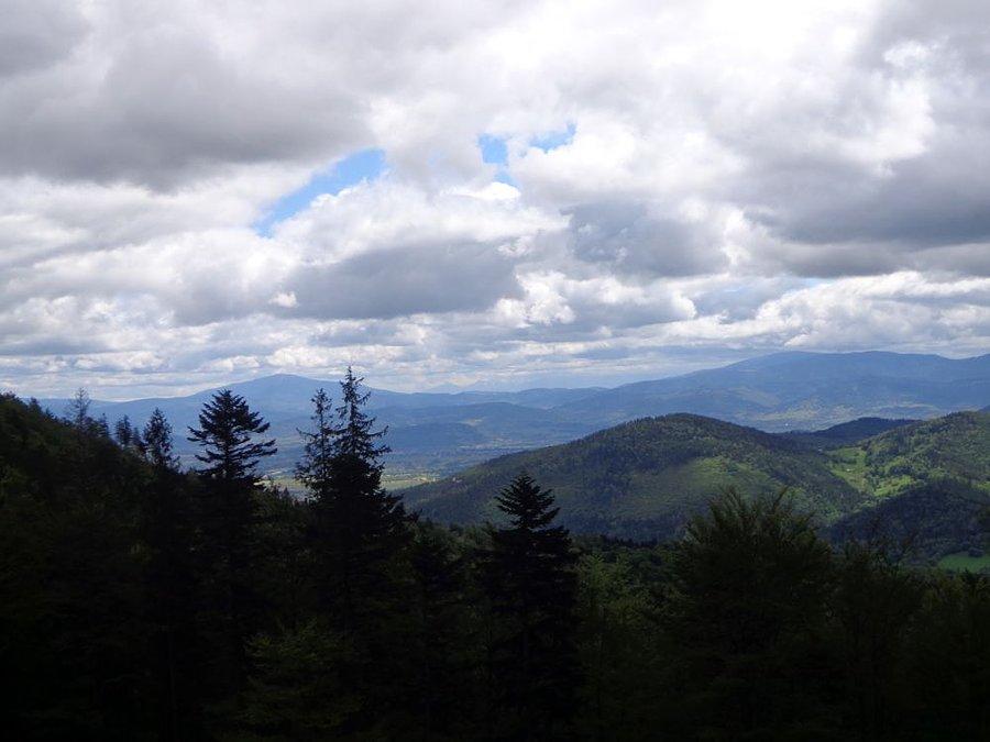 Babia i reszta widziana z czerwonego